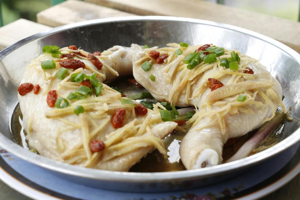 cooked chicken